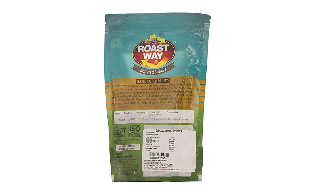 Roast Way Roasted Chana Nimbu Podina    Pack  200 grams